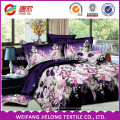 2017 Chinese Weifang supplier good In stock Microfiber 3D Bedsheets microfiber 100% polyester bedding sets